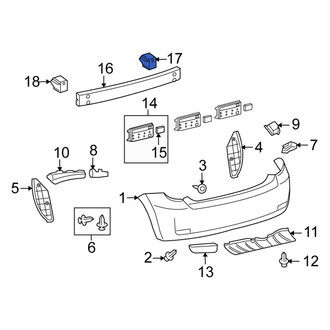 Scion OE - Rear Right Frame Rail End