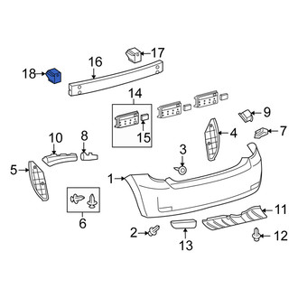 Scion OE - Rear Left Frame Rail End