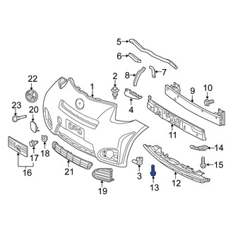 Scion OE - Bumper Cover Spacer Panel Bolt