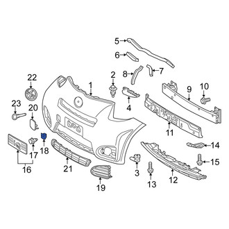 Scion OE - Front License Plate Bracket Nut