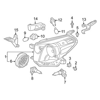 Scion OE - Front Lamps - Fog Lamps