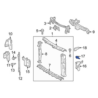 Scion OE - Radiator Support Baffle Clip