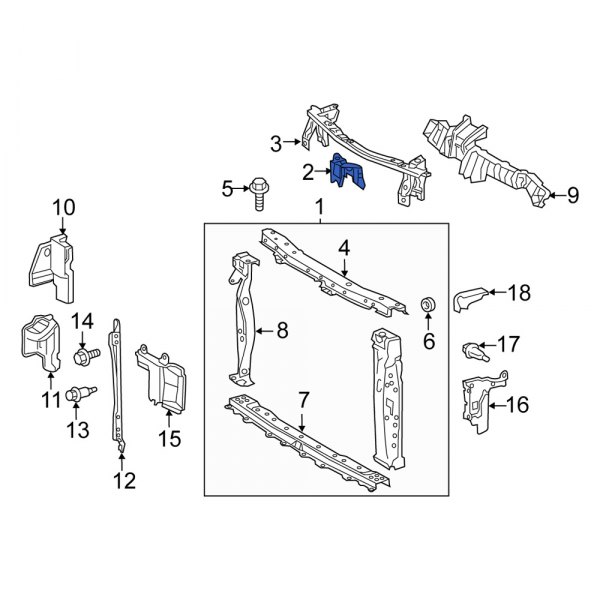 Hood Latch Support