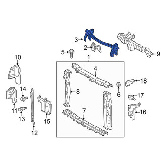 Scion OE - Front Upper Radiator Support Panel