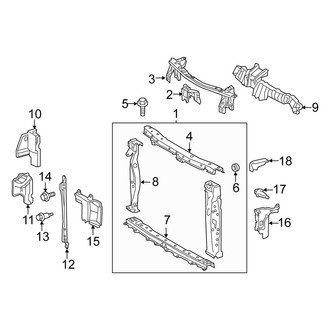 Scion OE - Radiator Support