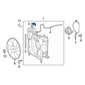 Scion OE - Engine Coolant Reservoir Cap