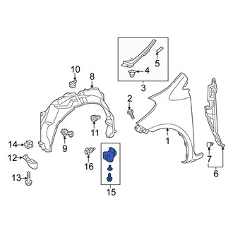 Scion OE - Rear Left Mud Guard
