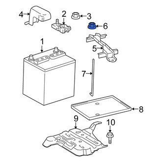 Scion OE - Battery Hold Down Nut