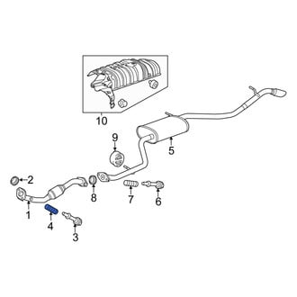 Scion OE - Exhaust Bolt Spring