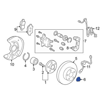 Scion OE - Front Axle Nut