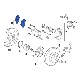 Scion OE - Front Disc Brake Pad Set