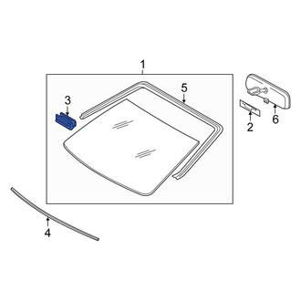 Scion OE - Front Windshield Stopper