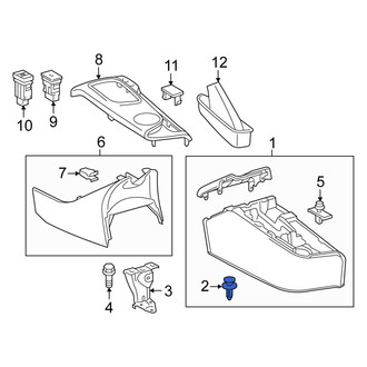 Scion OE - Lower Body B-Pillar Trim Panel Clip