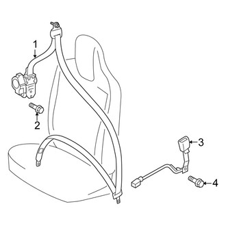 Scion OE - Restraint Systems - Front Seat Belts