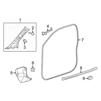 Scion OE - Pillars, Rocker & Floor - Interior Trim