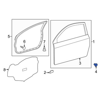 Scion OE - Rear Liftgate Stop Bumper