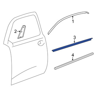 Scion OE - Front Left Door Belt Molding