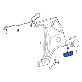 Scion OE - Rear Quarter Panel Vent