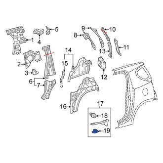 Scion OE - Mud Guard Nut