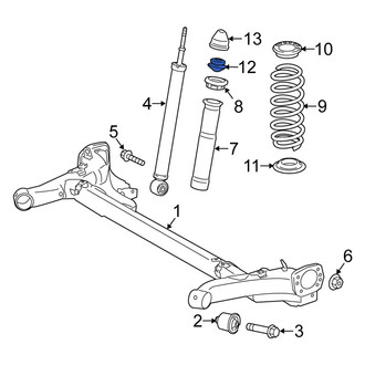 Scion OE - Suspension Shock Absorber Mount Insulator