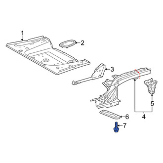 Scion OE - Bumper Cover Reinforcement Beam Bolt