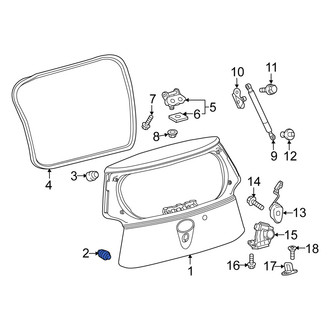 Scion OE - Liftgate Stop Bumper