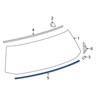 Scion OE - Liftgate Glass Seal