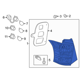 Scion OE - Rear Left Tail Light Assembly