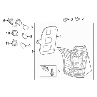 Scion OE - Rear Lamps - Tail Lamps