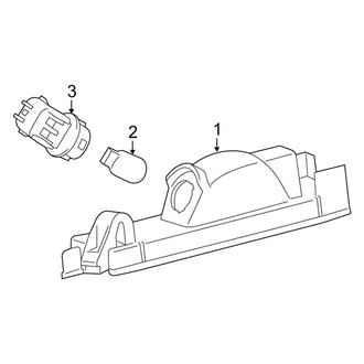 Scion OE - Rear Lamps - License Lamps