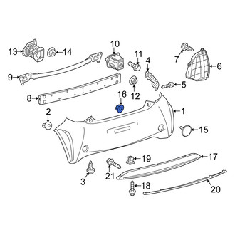 Scion OE - Reflector Panel Nut