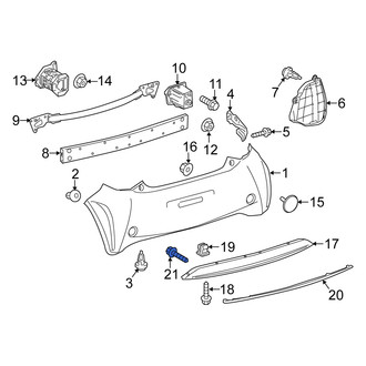 Scion OE - Rear Bumper Trim Screw