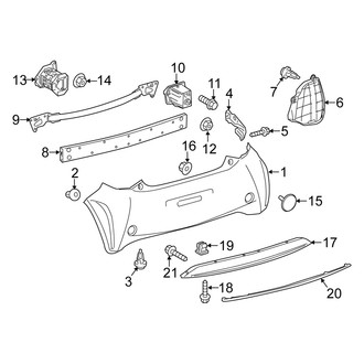 Scion OE - Rear Bumper - Bumper & Components