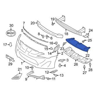Scion OE - Bumper Splash Shield Bracket
