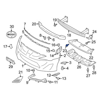 Scion OE - Bumper Splash Shield Bolt