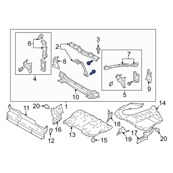 Radiator Support Panel