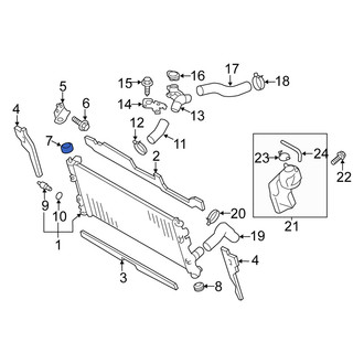 Scion OE - Upper Radiator Insulator