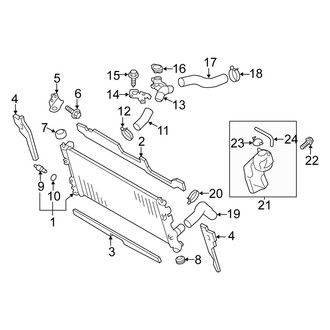 Scion OE - Cooling - Radiator & Components