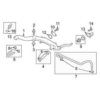Scion OE - Cooling - Hoses & Lines