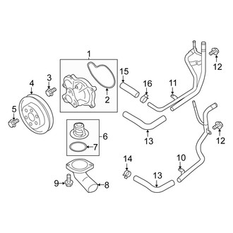 Scion OE - Cooling - Water Pump