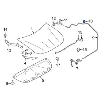 Scion OE - Hood Release Cable Clip