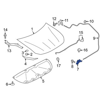 Scion OE - Front Hood Latch