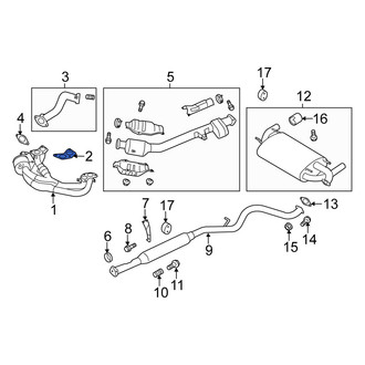 Scion OE - Front Rearward Catalytic Converter Gasket