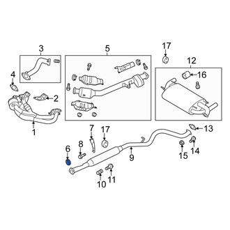 Scion OE - Front Rearward Catalytic Converter Gasket