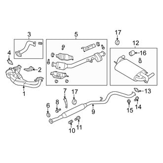 Scion OE - Exhaust System - Exhaust Components