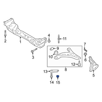 Scion OE - Suspension Control Arm Nut
