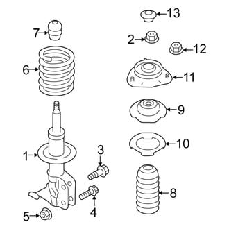 Scion OE - Front Suspension - Struts & Components