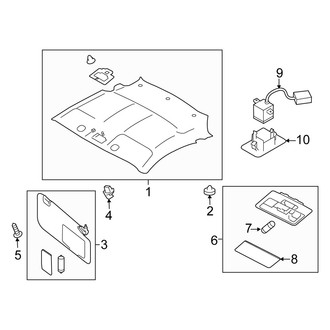 Scion OE - Roof - Interior Trim