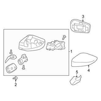 Scion OE - Door - Outside Mirrors