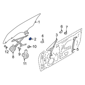 Scion OE - Front Door Glass Nut